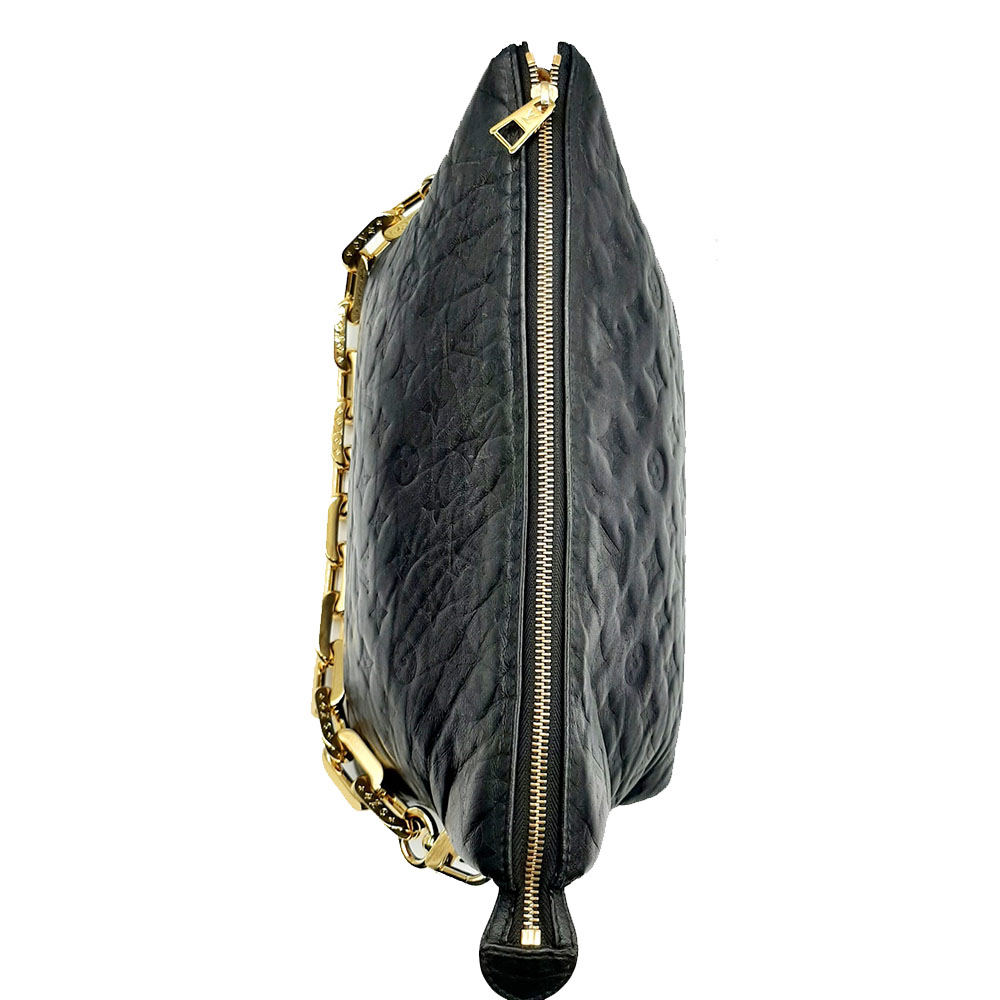 Borsa a spalla e tracolla Louis Vuitton Coussin MM nero – Luxury